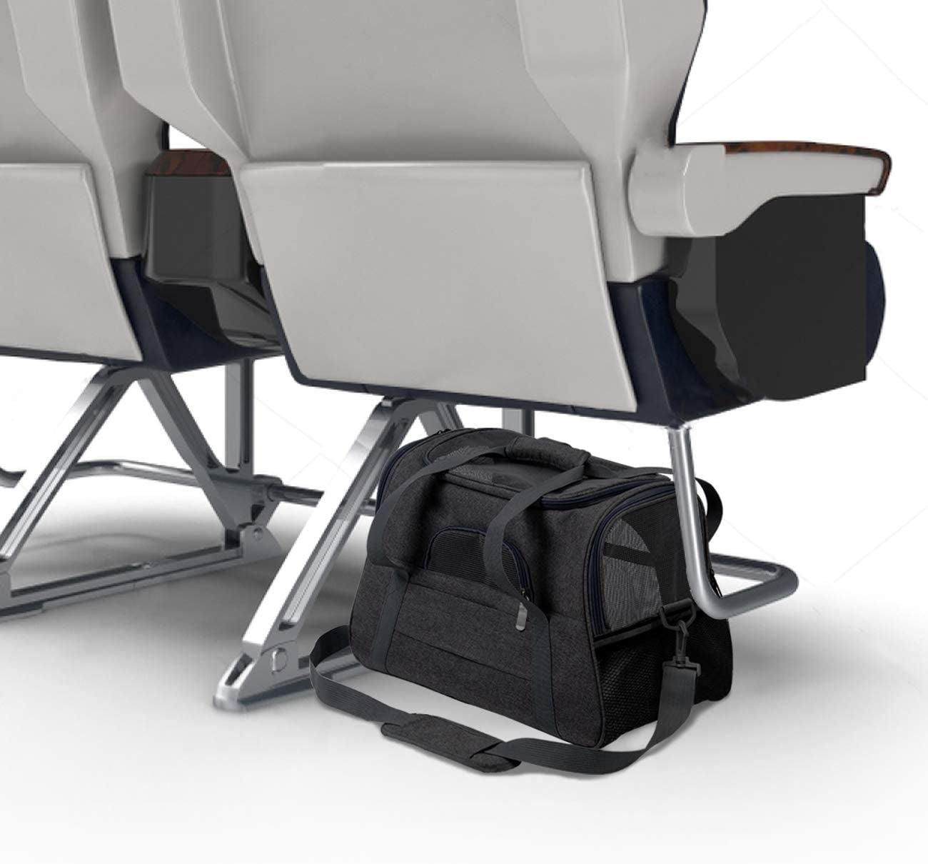 Cat Carrier Dog Carrier for Medium Dogs Dog Travel Crate Soft Slided Collapsible Pet Travel Carrier, Large (20.5" W X 13.5" H X 10" D)