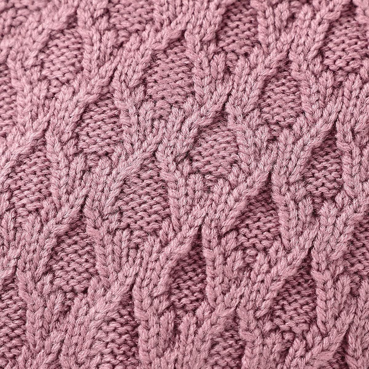 Knitted Braid Turtleneck Sweater Knitwear Warm Outerwear for Dogs & Cats