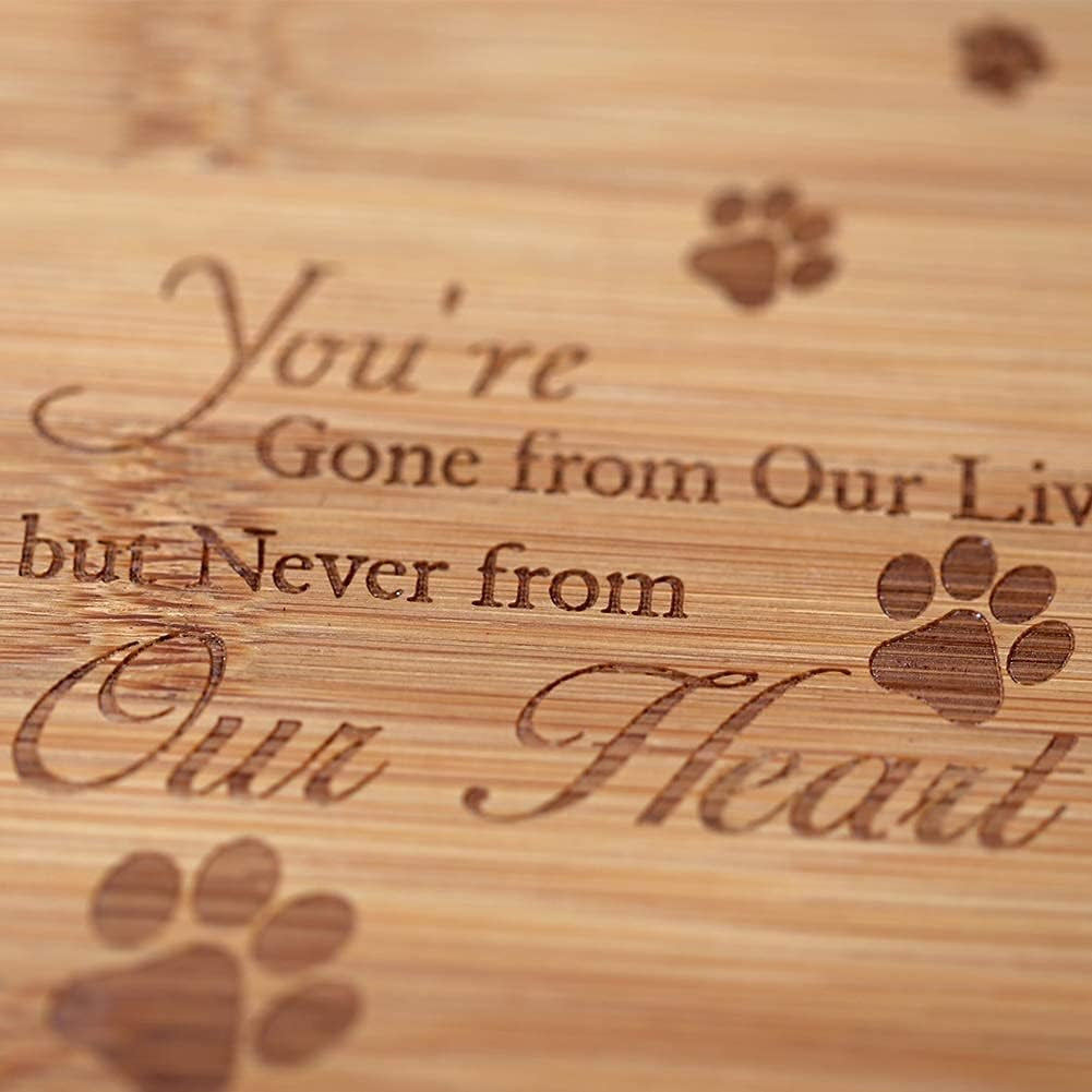 Cremation Urns for Ashes,Burly Wood Keepsake Urns for Dogs Ashes,Pet Memorial Keepsake Urns,Wood Urn,Photo Box Pet Cremation Urn