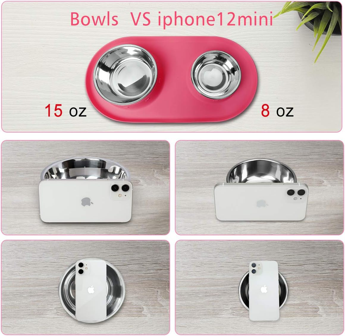 Slow Feeder Dog Bowls Insert, Soft Silicone Slow Eating Puppy Food Bowl for Small Medium Large Breed Dogs,Perfect with Stainless Steel Plastic Glass Ceramic Dog Bowls