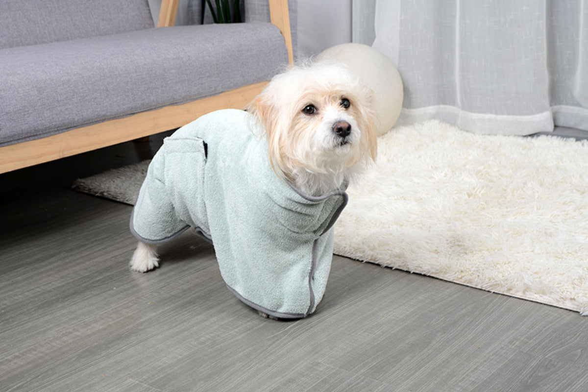 Quick-Drying Pet Absorbent Towel Dog Bathrobe Pet Dog Bath Towel for Dogs Cats Microfiber Absorbent Pet Drying Towel Pet Supplies Pet Products