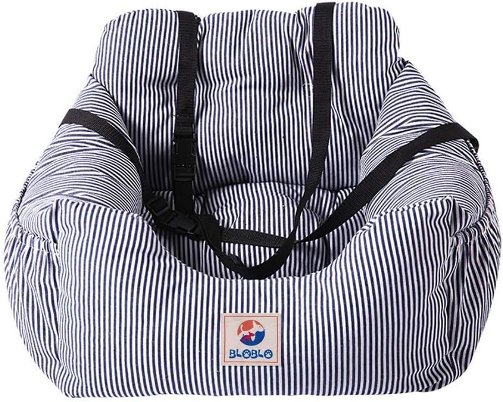 Dog Car Seat Pet Booster Seat Travel Safety Dog Bed for Car with Storage Pocket