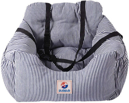 Dog Car Seat Pet Booster Seat Travel Safety Dog Bed for Car with Storage Pocket