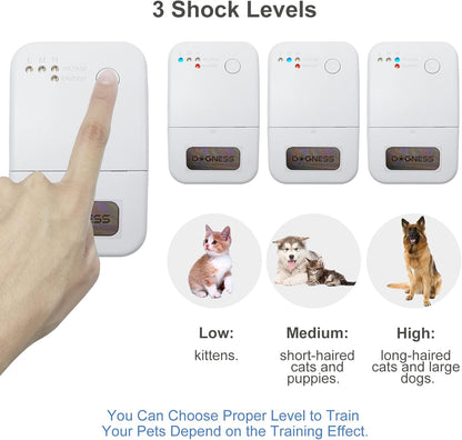 Shock Training Mat for Cats and Dogs, 31.5” X 15” Electric Polyester Printed Pet Repellent Mat, Touch Sensitive Pad for Indoor, Keeps Pets off Couch, Sofa, Counter-Cat Pattern