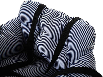 Dog Car Seat Pet Booster Seat Travel Safety Dog Bed for Car with Storage Pocket