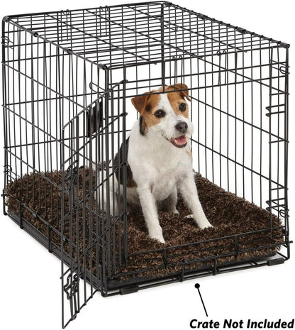 Small Quiettime Deluxe Coco Chic Pet Bed, Ultra-Soft & Overstuffed, Machine Washable, Fits 24-Inch Crate