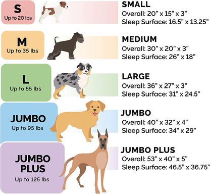 Replacement Dog Bed Cover Comfy Couch Plush & Décor Sofa-Style, Machine Washable - Diamond Gray, Jumbo (X-Large)