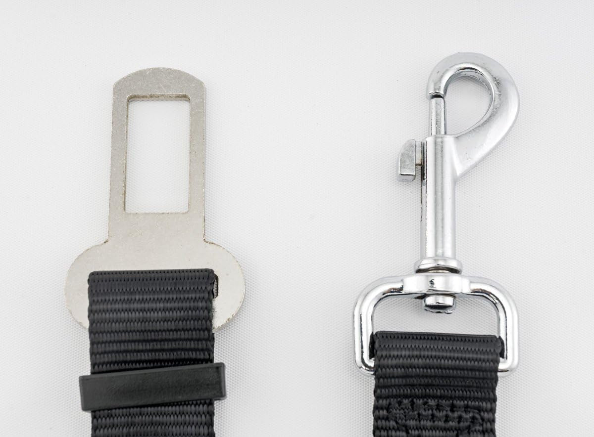 Dog Seat Belt Strap Adjustable - Dog Car Seatbelt for All Dog Breeds & Sizes - Fits Seatbelt Latches of Most Car Makes Buckles- 21" to 32" Dog Seatbelt – Sweet Lavender, Pack of 2