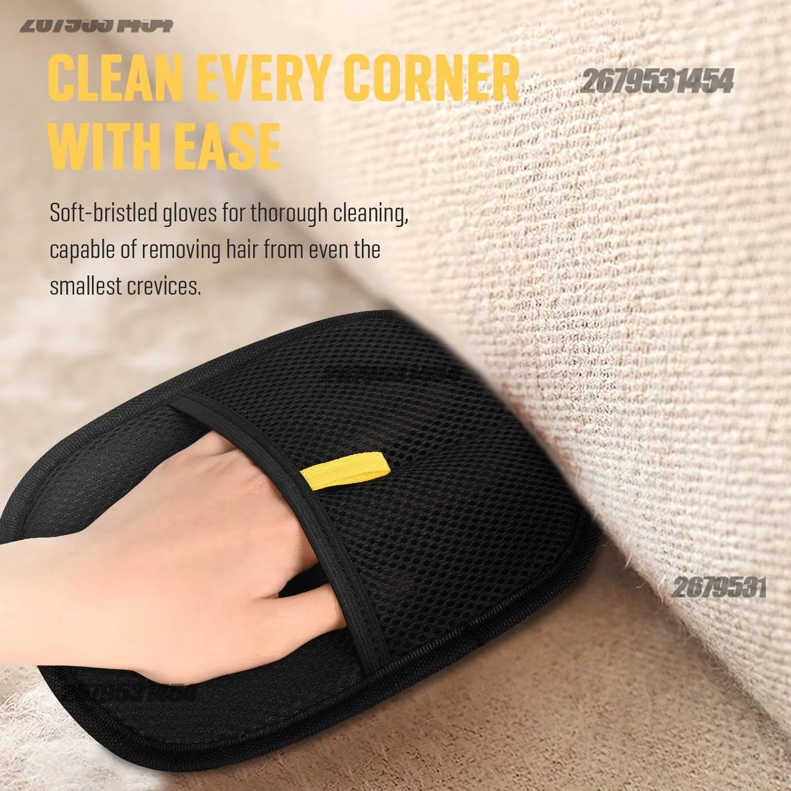 Pet Grooming Gloves Static Dedusting Brush Pet Hair Remover Brush Removing Dog Cat Hair from Sofa Carpet Clothes Tool Supplies