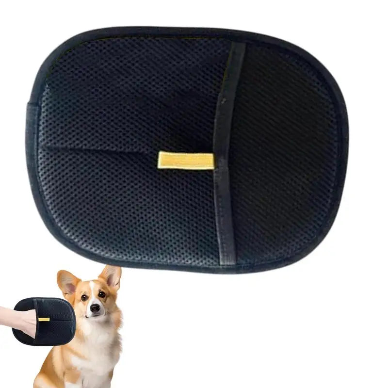 Pet Grooming Gloves Double Sided Pet Brush Gloves Static Dedusting Brush Pet Hair Remover Brush for Small Medium and Large Pets