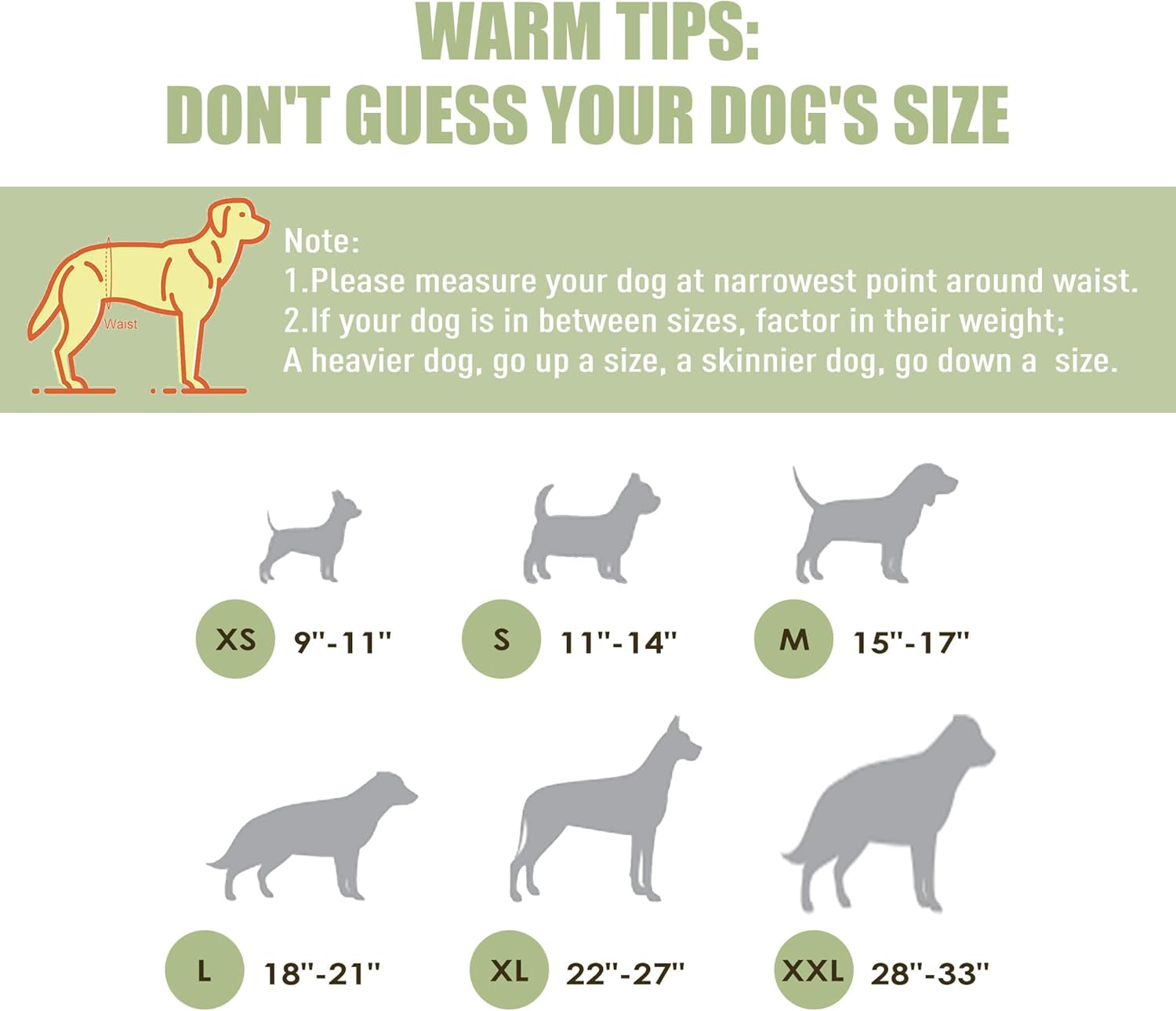 Washable Male Dog Diapers (Pack of 3) - Washable Male Dog Belly Wrap (Small - 11"- 14" Waist)