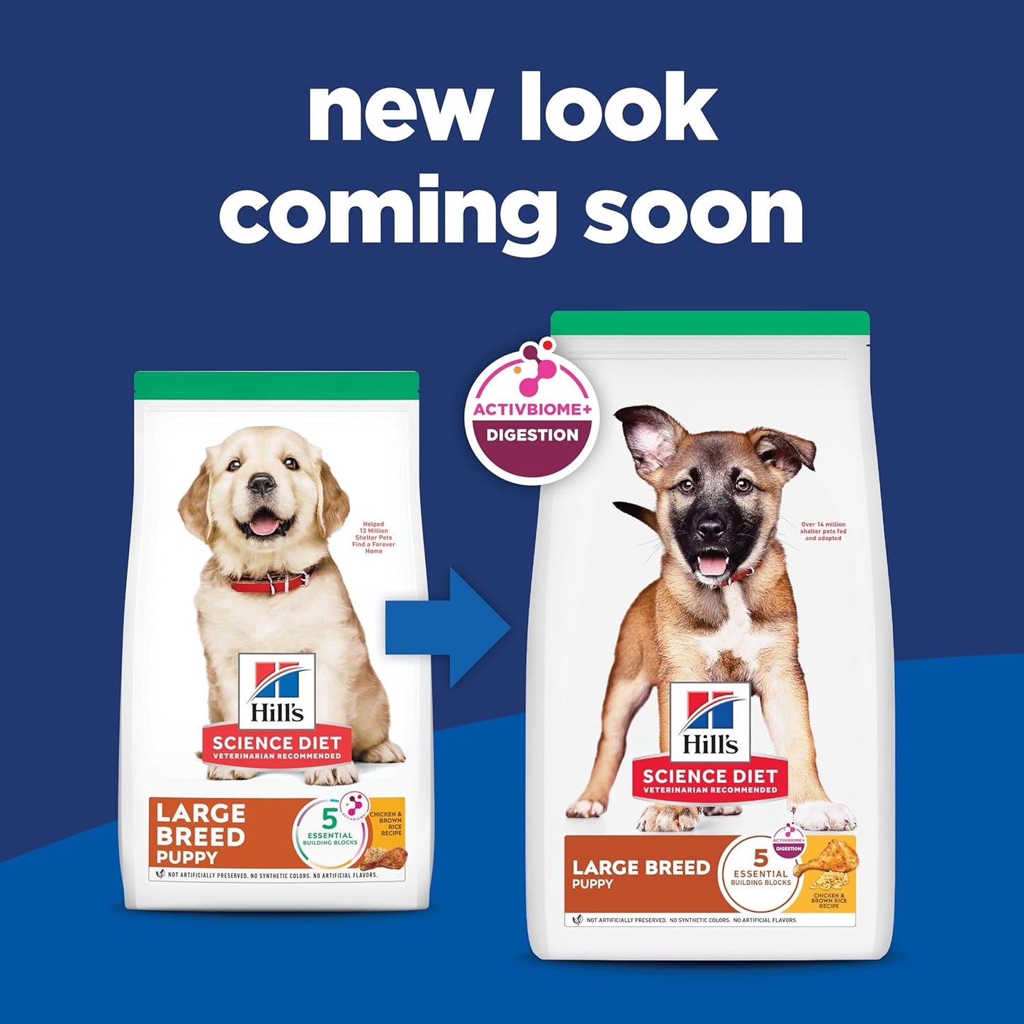 Puppy, Large Breed Puppy Premium Nutrition, Dry Dog Food, Chicken & Brown Rice, 15.5 Lb Bag