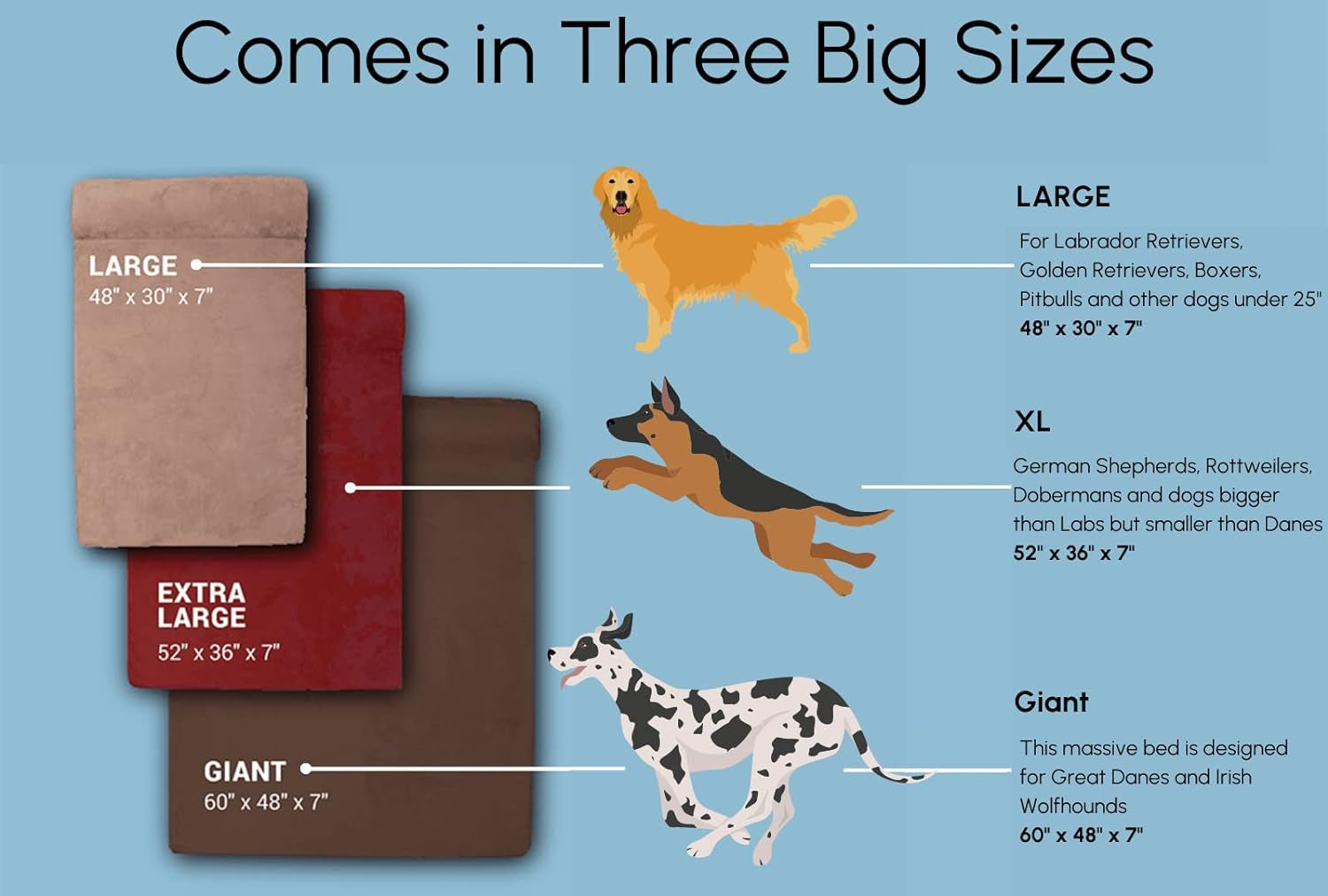 Barker Beds Headrest Extra Large Dog Bed (XL, Chocolate) – 7" Thick Soft & Comfortable Orthopedic Cushion – XL Dog Bed – Washable Microsuede Cover – Made in USA