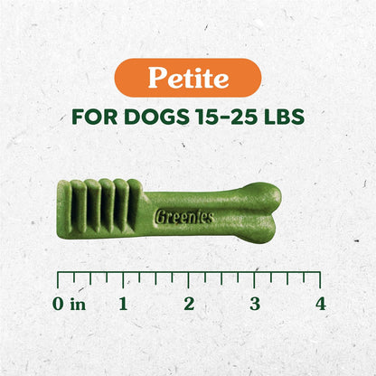 Original Petite Dental Dog Treats, 36 Oz. Pack (60 Treats)