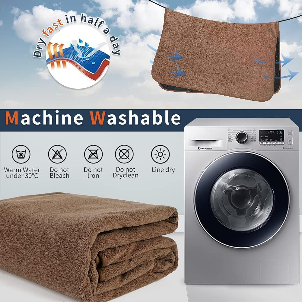 Washable Pee Pads for Dogs 65"X45"/72"X72" Extra Large 72"X72" Reusable Puppy Pads Waterproof Pet Training Pads, Non-Slip Dog Mats Fast Absorbent Whelping Pads for Playpen Mat