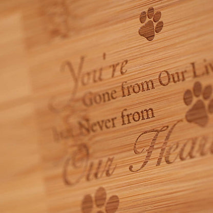 Cremation Urns for Ashes，Burly Wood Keepsake Urns for Dogs Ashes,Pet Memorial Keepsake Urns,Wood Urn,Photo Box Pet Cremation Urn