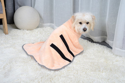 Quick-Drying Pet Absorbent Towel Dog Bathrobe Pet Dog Bath Towel for Dogs Cats Microfiber Absorbent Pet Drying Towel Pet Supplies Pet Products