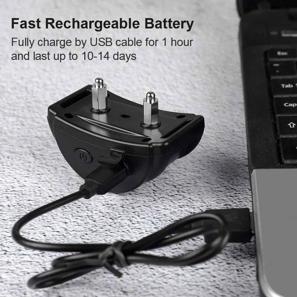 Designice Rechargeable anti No Barking Collar Electric Shock Dog Pet Bark Training Collar