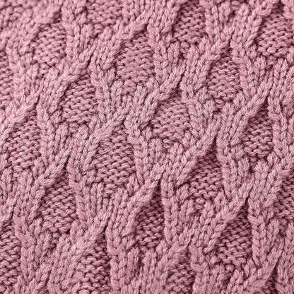 Knitted Braid Turtleneck Sweater Knitwear Warm Outerwear for Dogs & Cats