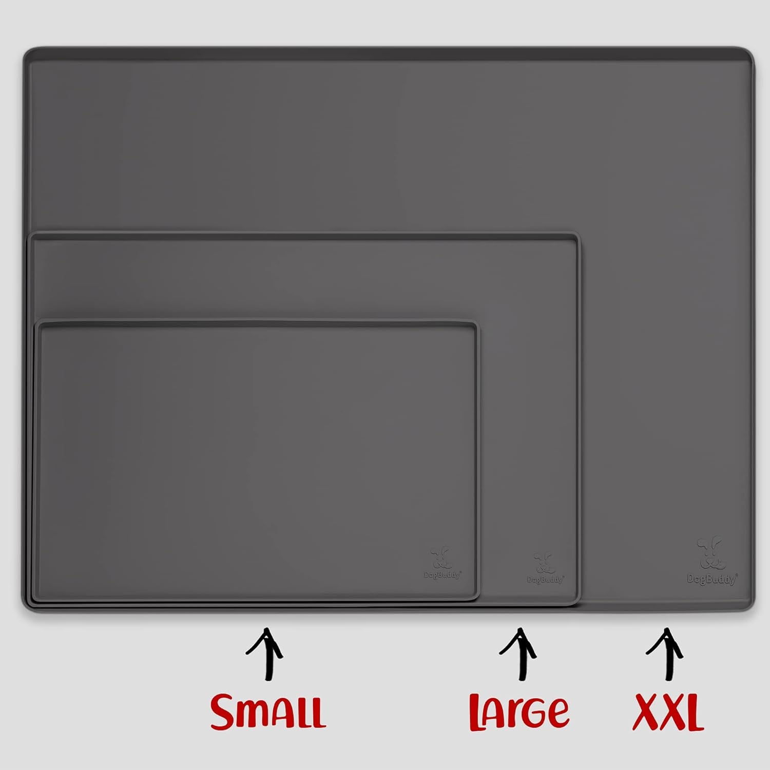 Dog Food Mat, Waterproof Dog Bowl Mat, Nonslip Pet Feeding Mats for Floors, Puppy Supplies