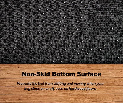 Small Quiettime Deluxe Coco Chic Pet Bed, Ultra-Soft & Overstuffed, Machine Washable, Fits 24-Inch Crate