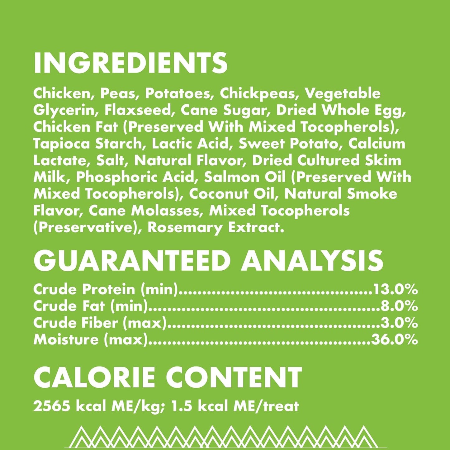 3 Oz Pouch of Grain Free Soft & Chewy Cat Treats Made with Natural Tender Chicken